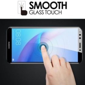 Microsonic Huawei Y7 2018 Tam Kaplayan Temperli Cam Film Siyah Cep Telefonu Ekran Koruyucusu