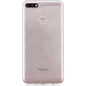 Microsonic Huawei Y7 2018 Transparent Soft Beyaz Kılıf