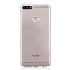 Microsonic Huawei Y7 2018 Transparent Soft Beyaz Kılıf