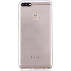 Microsonic Huawei Y7 2018 Transparent Soft Beyaz Kılıf