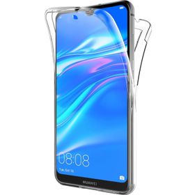 Microsonic Huawei Y7 2019 6 Tarafı Tam Full Koruma 360 Clear Soft Şeffaf Kılıf
