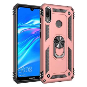Microsonic Huawei Y7 2019 Military Ring Holder Rose Gold Kılıf