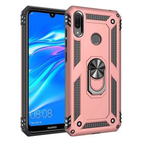 Microsonic Huawei Y7 2019 Military Ring Holder Rose Gold Kılıf