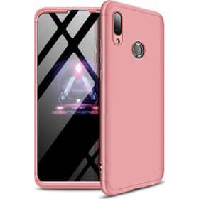 Microsonic Huawei Y7 Prime 2019 Double Dip 360 Protective Rose Gold Cep Telefonu Kılıfı