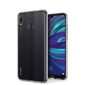 Microsonic Huawei Y7 Prime 2019 Skyfall Transparent Clear Kırmızı Kılıf
