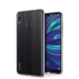 Microsonic Huawei Y7 Prime 2019 Skyfall Transparent Clear Kırmızı Kılıf