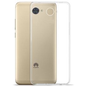 Microsonic Huawei Y7 Transparent Soft Beyaz Kılıf