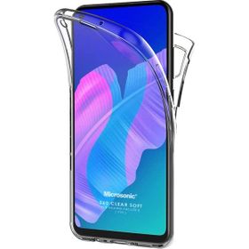 Microsonic Huawei Y7P 6 Tarafı Tam Full Koruma 360 Clear Soft Şeffaf Cep Telefonu Kılıfı