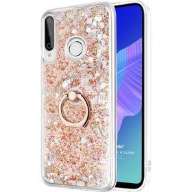 Microsonic Huawei Y7P Glitter Liquid Holder Gold Cep Telefonu Kılıfı
