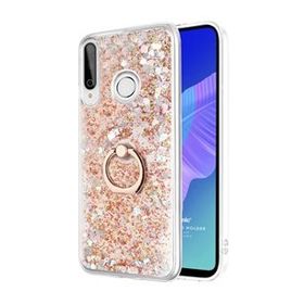 Microsonic Huawei Y7P Glitter Liquid Holder Gold Cep Telefonu Kılıfı