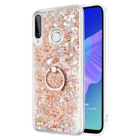 Microsonic Huawei Y7P Glitter Liquid Holder Gold Cep Telefonu Kılıfı