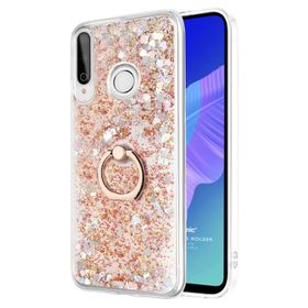 Microsonic Huawei Y7P Glitter Liquid Holder Gold Cep Telefonu Kılıfı