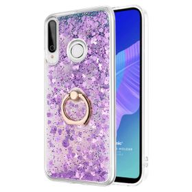 Microsonic Huawei Y7P Glitter Liquid Holder Mor Cep Telefonu Kılıfı