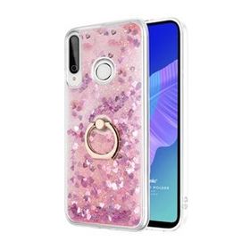 Microsonic Huawei Y7P Glitter Liquid Holder Pembe Cep Telefonu Kılıfı