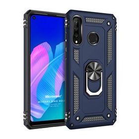 Microsonic Huawei Y7P Military Ring Holder Lacivert Cep Telefonu Kılıfı