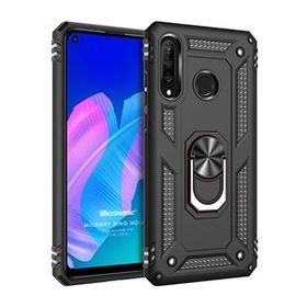 Microsonic Huawei Y7P Military Ring Holder Siyah Cep Telefonu Kılıfı