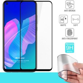 Microsonic Huawei Y7P Seramik Matte Flexible Siyah Ekran Koruyucu