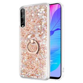 Microsonic Huawei Y8P Glitter Liquid Holder Gold Cep Telefonu Kılıfı