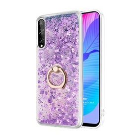 Microsonic Huawei Y8P Glitter Liquid Holder Mor Cep Telefonu Kılıfı