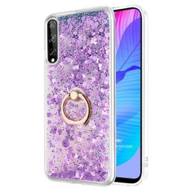 Microsonic Huawei Y8P Glitter Liquid Holder Mor Cep Telefonu Kılıfı