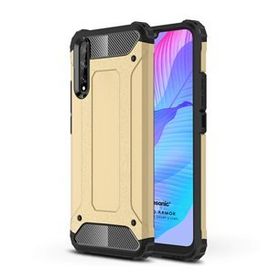 Microsonic Huawei Y8P Rugged Armor Gold Cep Telefonu Kılıfı