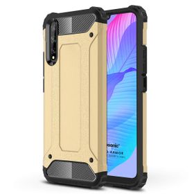 Microsonic Huawei Y8P Rugged Armor Gold Cep Telefonu Kılıfı