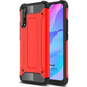 Microsonic Huawei Y8P Rugged Armor Kırmızı Cep Telefonu Kılıfı