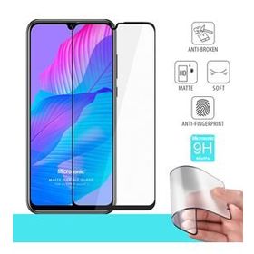 Microsonic Huawei Y8P Seramik Matte Flexible Siyah Ekran Koruyucu