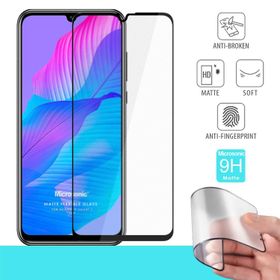 Microsonic Huawei Y8P Seramik Matte Flexible Siyah Ekran Koruyucu