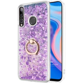 Microsonic Huawei Y9 Prime 2019 Glitter Liquid Holder Mor Cep Telefonu Kılıfı