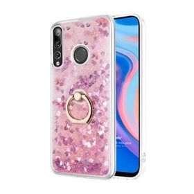 Microsonic Huawei Y9 Prime 2019 Glitter Liquid Holder Pembe Cep Telefonu Kılıfı