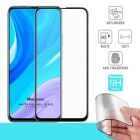 Microsonic Huawei Y9S Seramik Matte Flexible Siyah Ekran Koruyucu