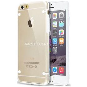 Microsonic Hybrid Transparant İphone 8 Beyaz Cep Telefonu Kılıfı