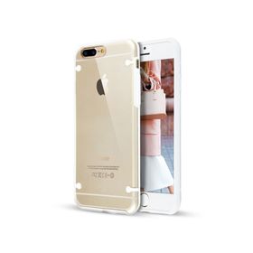 Microsonic Hybrid Transparant İphone 8 Beyaz Cep Telefonu Kılıfı