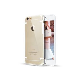 Microsonic Hybrid Transparant İphone 8 Beyaz Cep Telefonu Kılıfı