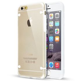 Microsonic Hybrid Transparant İphone 8 Beyaz Cep Telefonu Kılıfı