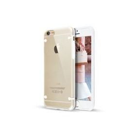 Microsonic Hybrid Transparant İphone 8 Beyaz Cep Telefonu Kılıfı