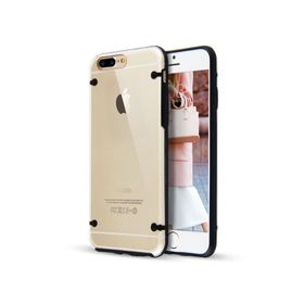 Microsonic Hybrid Transparant İphone 8 Plus Siyah Cep Telefonu Kılıfı