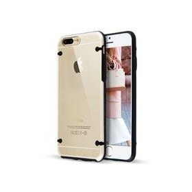 Microsonic Hybrid Transparant İphone 8 Plus Siyah Cep Telefonu Kılıfı
