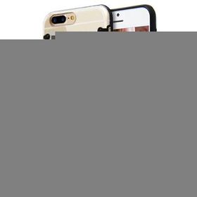 Microsonic Hybrid Transparant İphone 8 Plus Siyah Cep Telefonu Kılıfı