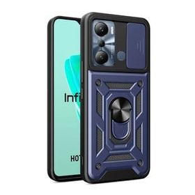 Microsonic Infinix Hot 20i Impact Resistant Siyah Cep Telefonu Kılıfı