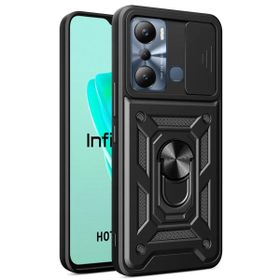 Microsonic Infinix Hot 20i Impact Resistant Siyah Cep Telefonu Kılıfı