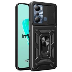 Microsonic Infinix Hot 20i Impact Resistant Siyah Cep Telefonu Kılıfı