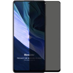 Microsonic Infinix Note 10 Privacy 5D Gizlilik Filtreli Siyah Cam Ekran Koruyucu