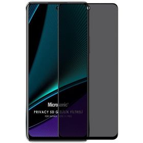 Microsonic Infinix Note 11 Pro Privacy 5D Gizlilik Filtreli Siyah Cam Ekran Koruyucu