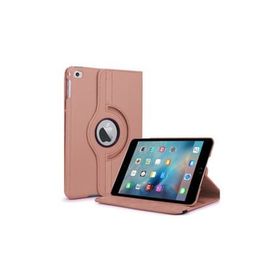 Microsonic iPad Mini 4 360 Dönerli Stand Deri Rose Gold Kılıf