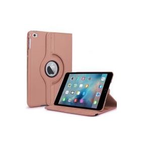 Microsonic iPad Mini 4 360 Dönerli Stand Deri Rose Gold Kılıf