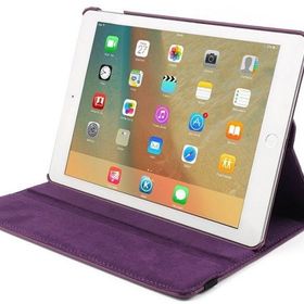 Microsonic iPad Pro 10.5 360 Dönerli Stand Deri Kırmızı Kılıf