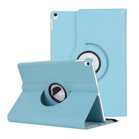 Microsonic iPad Pro 10.5 360 Dönerli Stand Deri Mavi Kılıf