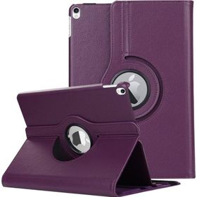 Microsonic iPad Pro 10.5 360 Dönerli Stand Deri Mor Kılıf